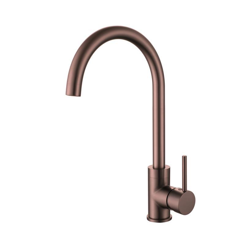 Kitchen faucet in Brushed Rose Gold
